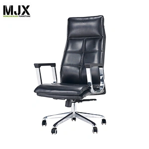 new design European high back black PU leather executive chair