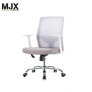latest design mid back colorful chrome metal office chair with Nylon back