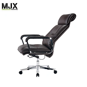 High back swivel chair with PU padded seat&back