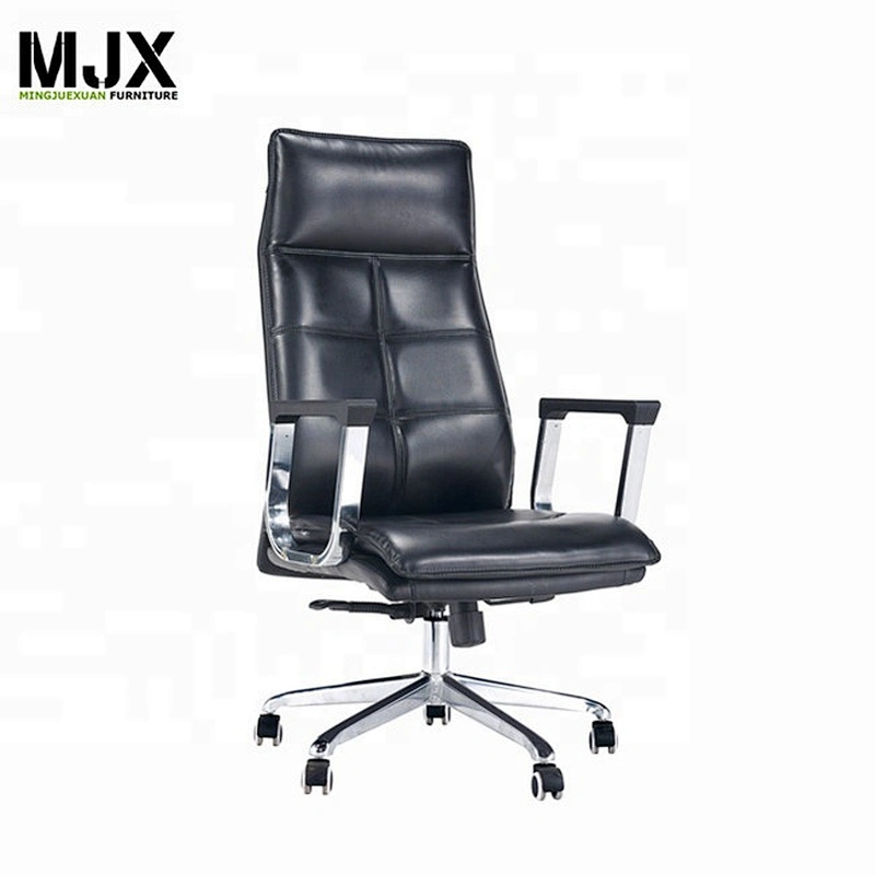 Pillow foam padded high back office conference chair PU staff chair
