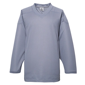 High quality cheap practice hockey jerseys In stock-Grey