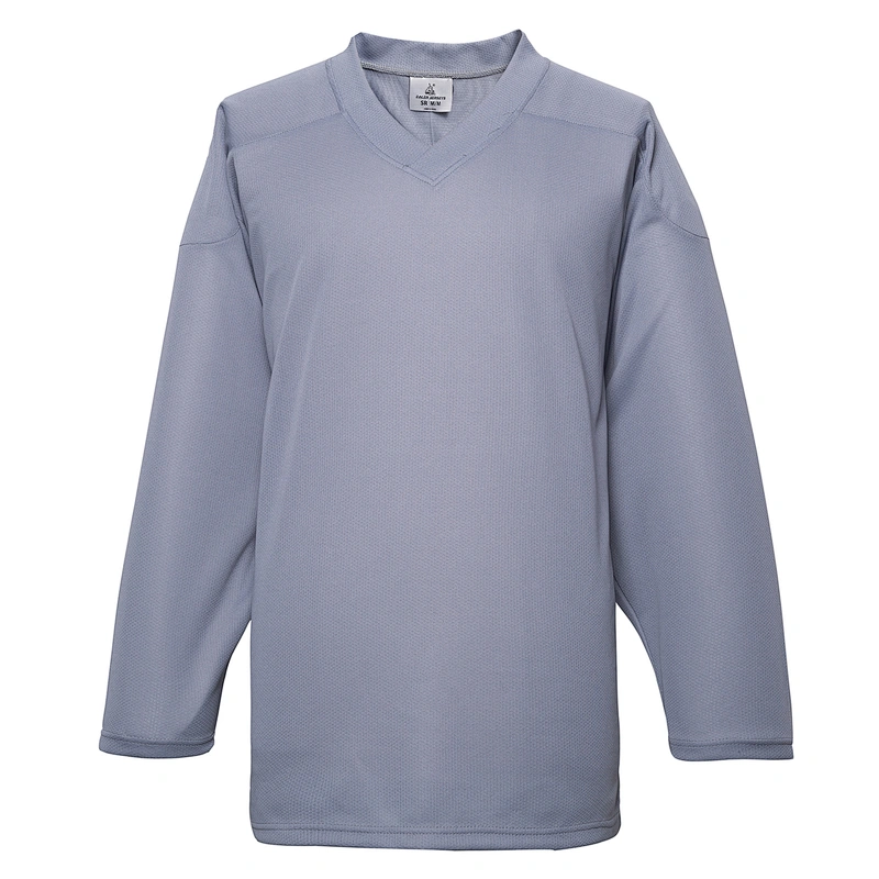 High quality cheap practice hockey jerseys In stock-Grey