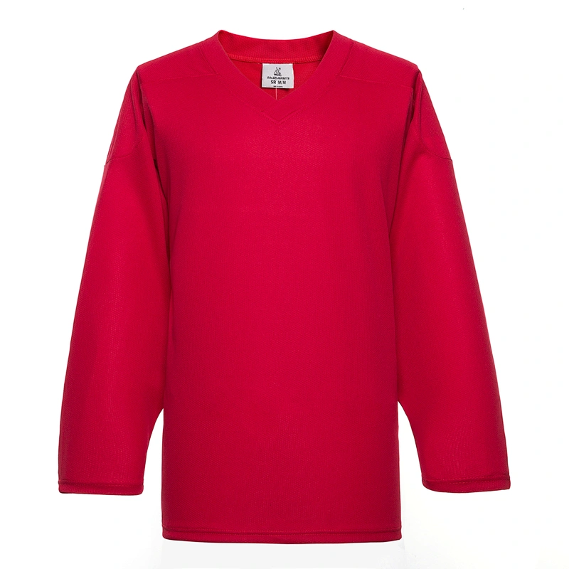 2019 hot sale red practice ice hockey jersey