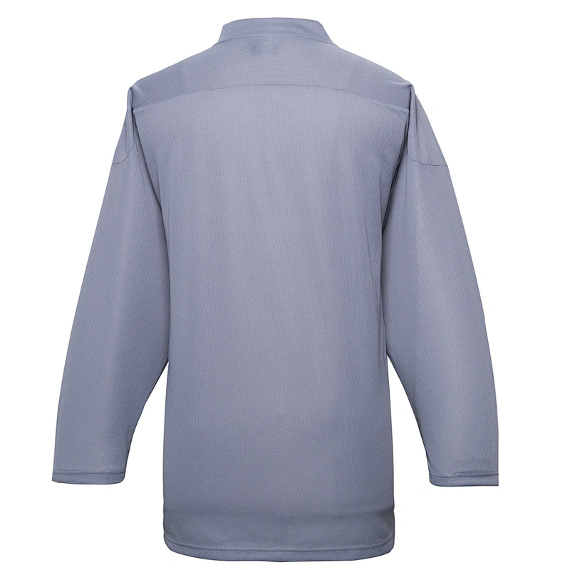 High quality cheap practice hockey jerseys In stock-Grey