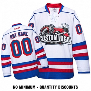 Custom Your Hockey Jerseys (Any Logo Any Number Any Name) New York Ranger White ECN12