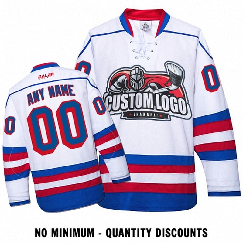 Custom Your Hockey Jerseys (Any Logo Any Number Any Name) New York Ranger White ECN12