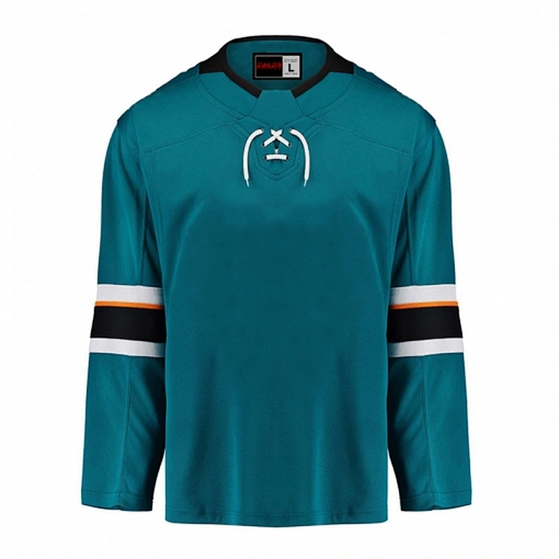 San Jose Sharks Blank Hockey Jerseys Home E054