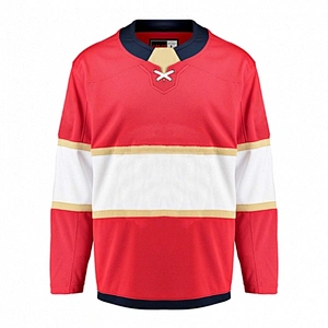 Florida Panthers Blank Hockey Jerseys Home E037