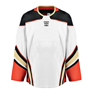 Anaheim Ducks Blank Hockey Jerseys Away E002