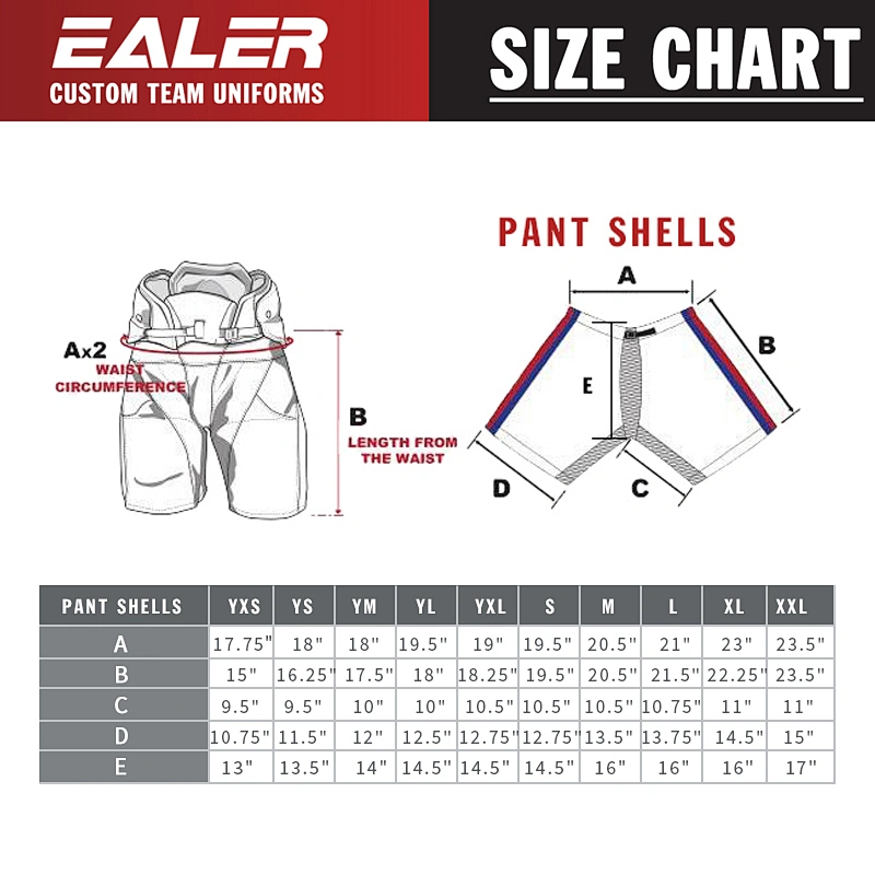 Custom Sublimation Hockey Pant Shells, Any Design Any Colour,EPS001