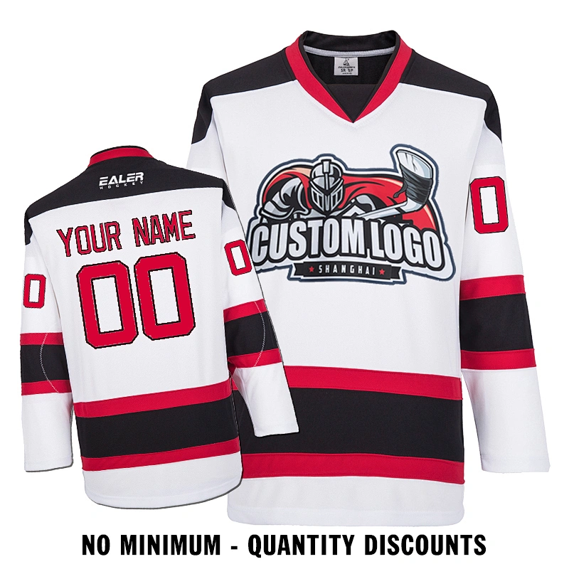 Custom Your Hockey Jerseys (Any Logo Any Number Any Name) New Jersey Devils White ECN02
