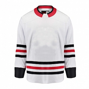 Chicago Blackhawks  Blank Hockey Jerseys Away E009B
