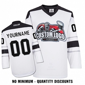 Custom Your Hockey Jerseys (Any Logo Any Number Any Name) Los Angeles Kings White ECL02
