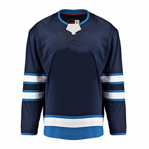 Winnipeg Jets Blank Hockey Jerseys Home E079