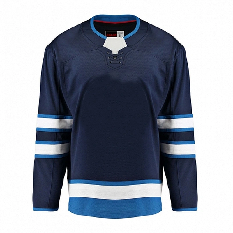 Winnipeg Jets Blank Hockey Jerseys Home E079