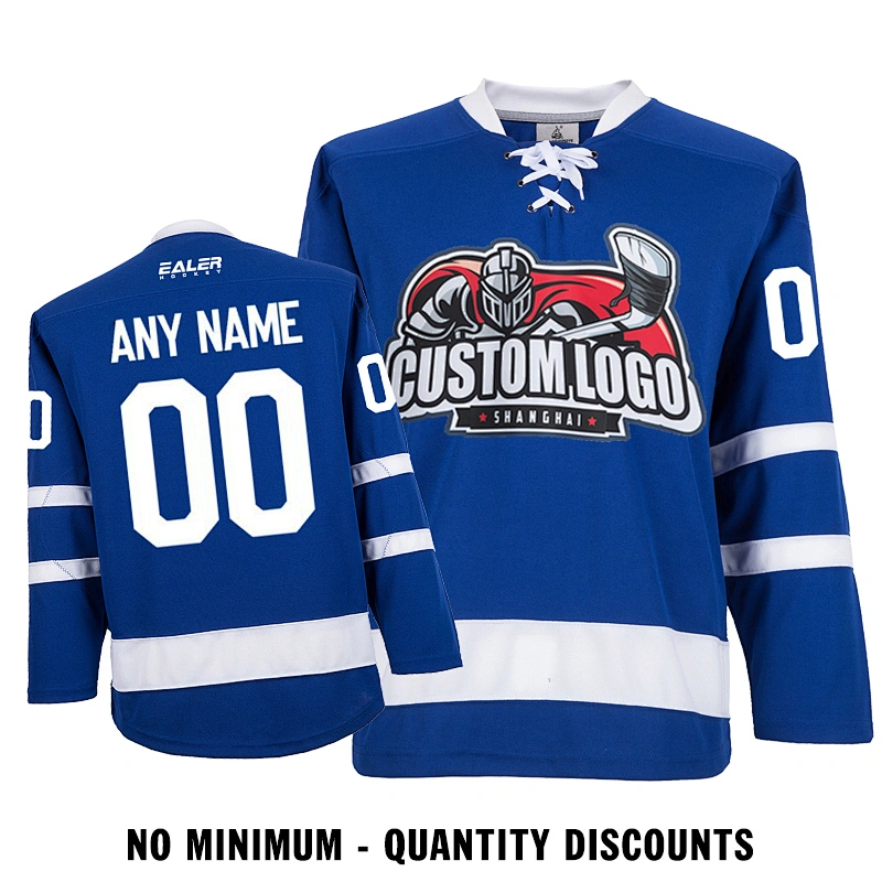 Custom Your Hockey Jerseys (Any Logo Any Number Any Name) Toronto Maple Leafs Blue ECT01