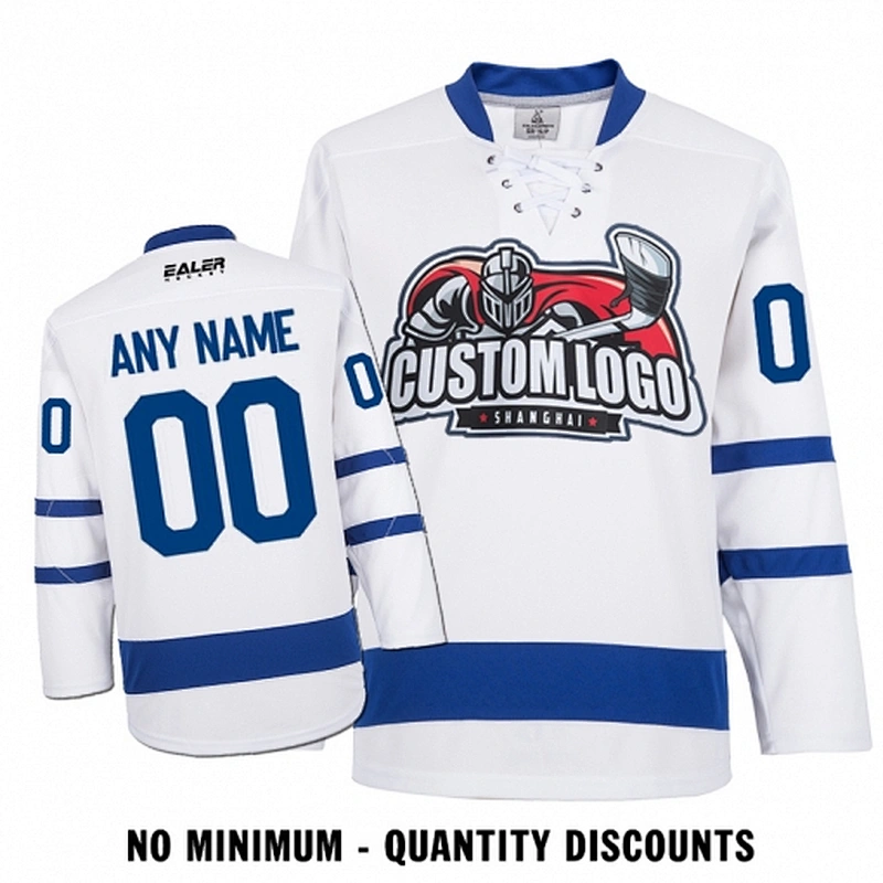 Custom Your Hockey Jerseys (Any Logo Any Number Any Name) Toronto Maple Leafs White ECT02