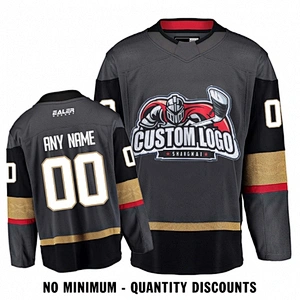 Custom Your Hockey Jerseys (Any Logo Any Number Any Name) Vagas Golden Knight Home ECV01
