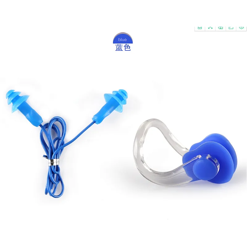 W40 earplugs and nose clip set