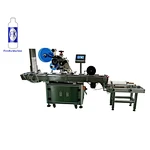 Automatic flat surface sticker labeling machine with 3 labeling station