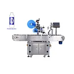 Automatic vial bottle labeling machine video show for glass bottle