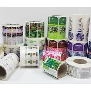 What is the process for making self-adhesive labels?