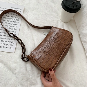 2020 Hot Sale Fashion Trends Shoulder Bag For Ladies Crocodile Leather Handbags Women Bags