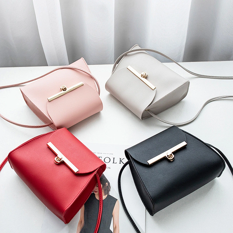 Long Chain Fancy Ladies Side Bags Pu Leather Wholesale Cheap Messenger Womens Crossbody Bag