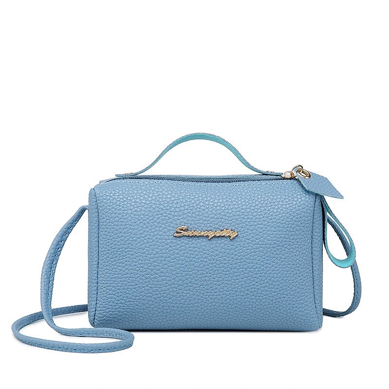 2020 Wholesale Multicoloured Faux Leather Fashion Messenger Luxury Vintage Handbag For Women Logo
