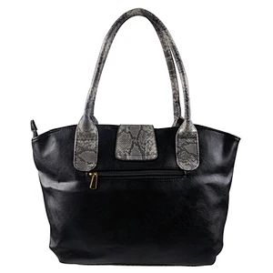 China Supplies Hot Sale Fashion Casual Business Travel Handbag Ladies Black Tote Bag
