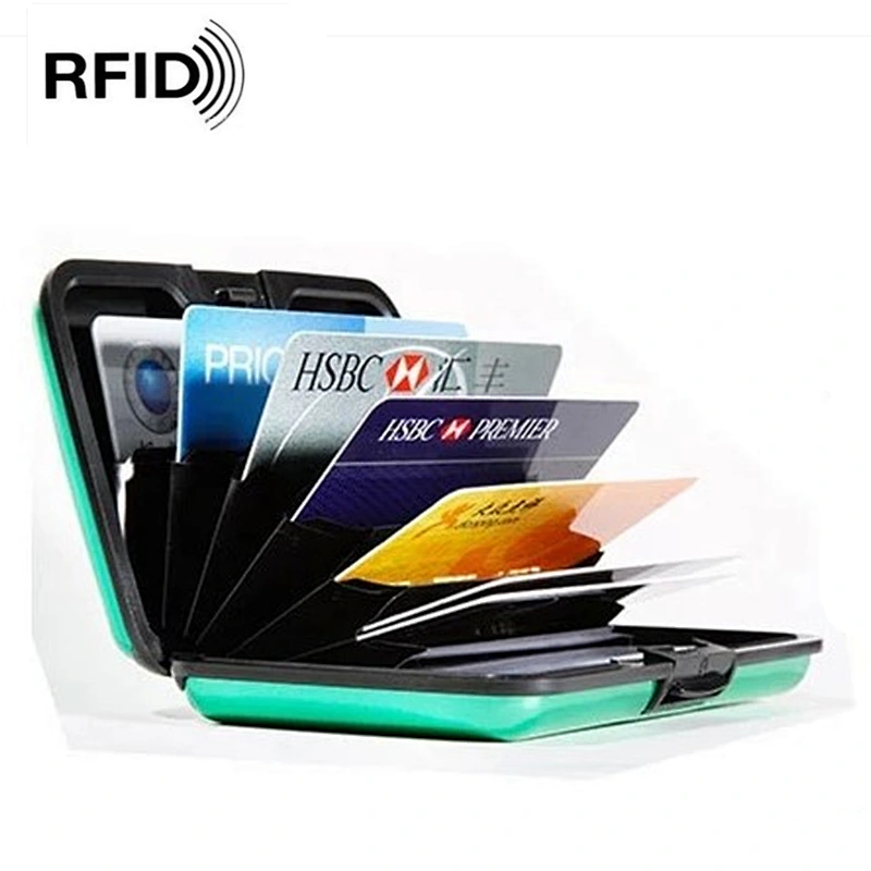 New Organ Card Box Anti-RFID Radio Frequency Identification Scanning Tracking Card Holder Credit Card Holder