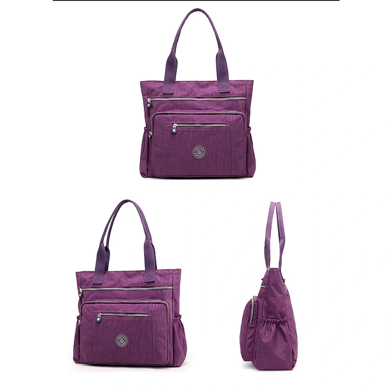 Factory Wholesale Custom nylon Women Handbag Fashion Lady Shoulder Bag Hot selling winter handbag Tote