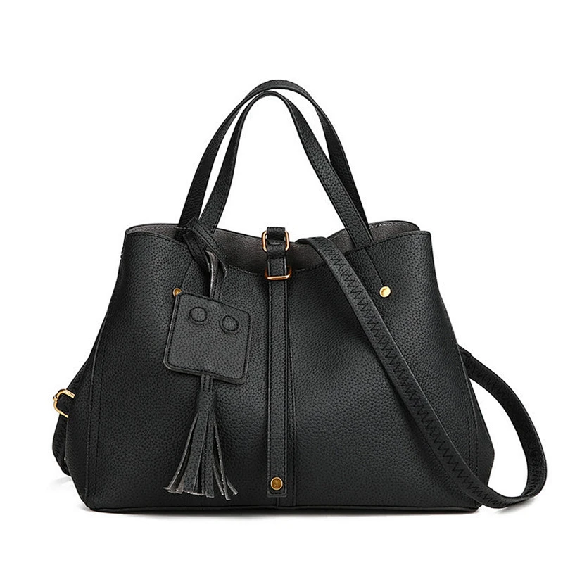 Latest luxury popular bags handbags 2019 PU leather genuine leather handbags for women