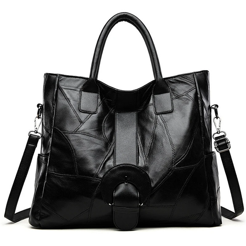 New fashion womens genuine leather tote shoulder bag ladies handbag