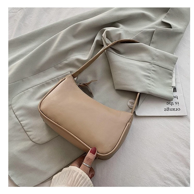 2020 Trendy Vintage Handbag Female Small Subaxillary Bags Casual Retro Mini Shoulder Bag
