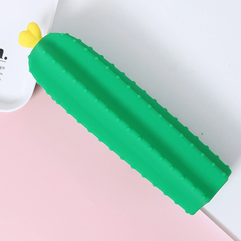 Fruit Vegetable Modeling Student Silicone Pencil Case Simple Creative Pencil Case Girl Cute Stationery Storage Bag