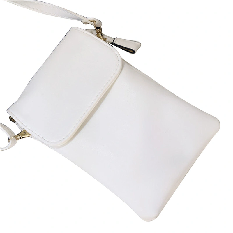New fashion mini shoulder bag wallet pu leather crossbody cell phone bag