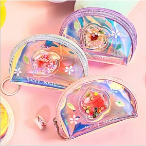 Factory direct sale fruit simple coin purse laser key small wallet Korea mini handbag wholesale