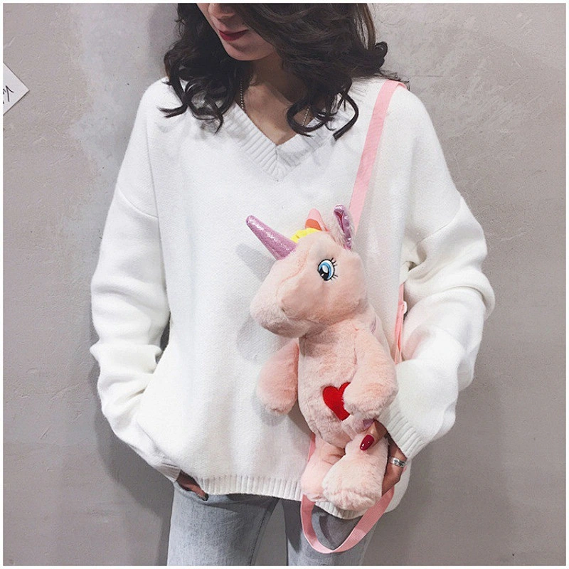 School Children'S Travel Big Backpack Bags Pack Children New Arrival Quality 3D Unicorn Design Popular Back Bag