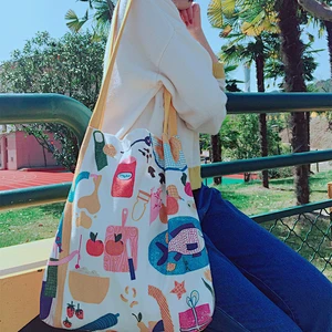 Reusable Eco Large Washable Lightweight Convenient Bag Shopping Foldable Tote Bags