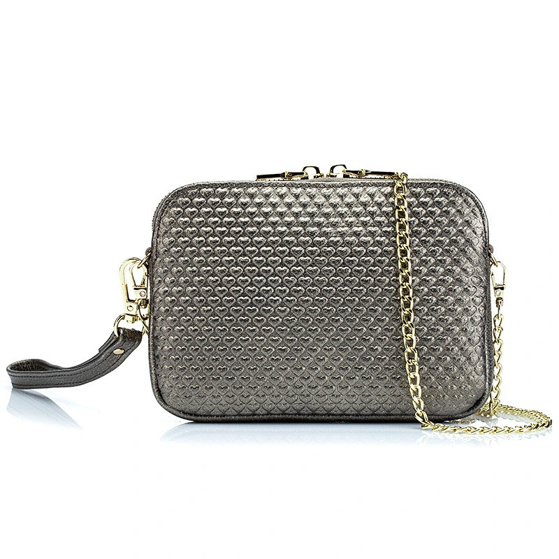 Hot Sale Fashion PU Leather Shopping Bag Women Chain Shoulder Handbag Crossbody Bag