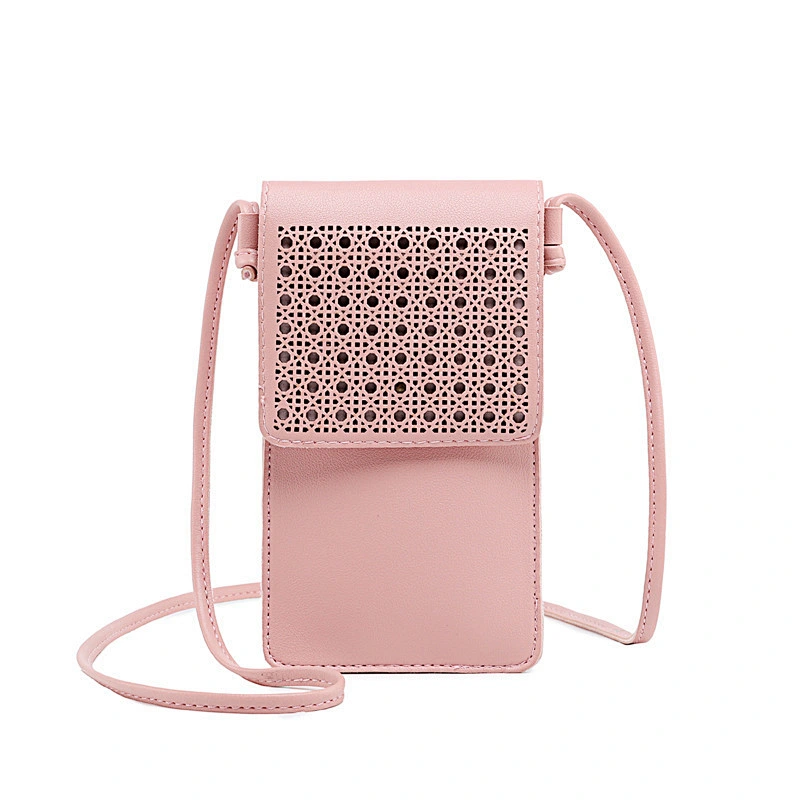Wholesale small shoulder bag ladies Cell Phone Purse Wallet crossbody cell phone bag