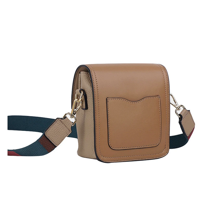 2019 Fashion trend genuine leather bucket crossbody bags ladies shoulder handbag