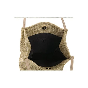 New summer fashion ladies simple handbag paper straw beach shoulder bag