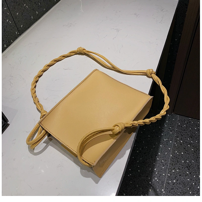 Summer Small Bag Designer Candy Color Crossbody Bag For Women Luxury Mini Woven Rope Phone bag