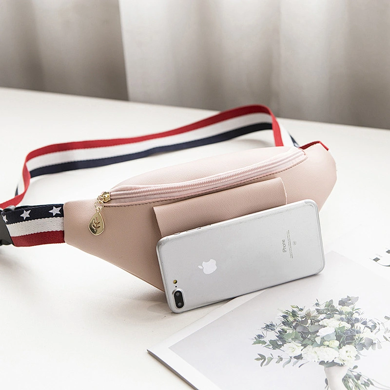 Factory Wholesale 2020 Waist Bag Spring Summer Korean Version New Color Ribbon Multi-Pocket Shoulder Chest Bag