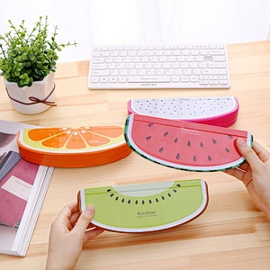 Cute Cartoon Fruit Pencil Case Student Stationery Box Double-Layer Iron Pencil Case