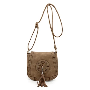 Factory direct China wholesale bohemian style pu leather crossbody bag for women