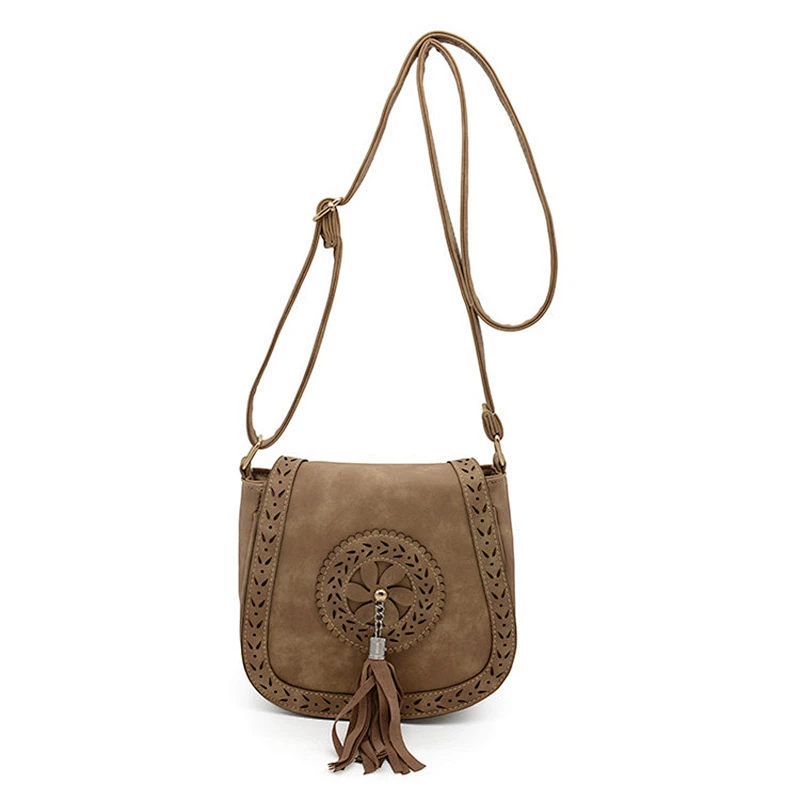 Factory direct China wholesale bohemian style pu leather crossbody bag for women
