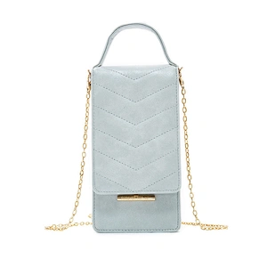 Wholesale Ladies Shoulder Bag Fashion Multifunctional Messenger Bag PU Chain Ladies Mobile Wallet